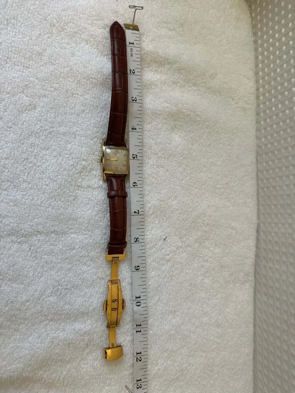 Vintage Hamilton Sawyer 10K Gold Filled Mechanical Watch with Presentation Engra